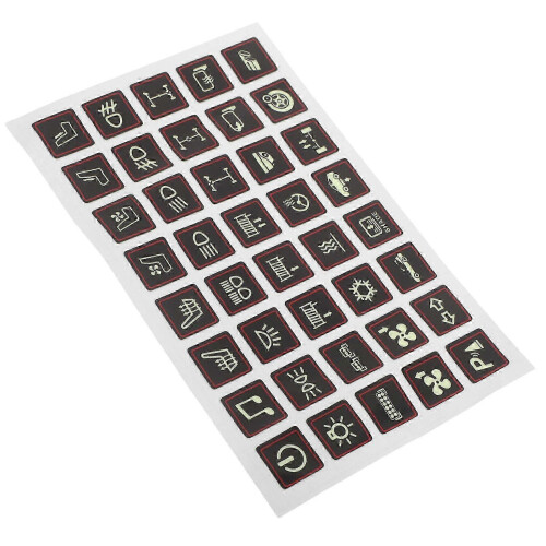 Automotive Car Switch Panel Sticker for Glow-in-The-Dark Application 1