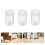 Plastic Storage Container Jars for Refillable Travel Storage 50Pcs 4