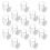 Plastic Storage Container Jars for Refillable Travel Storage 50Pcs 5