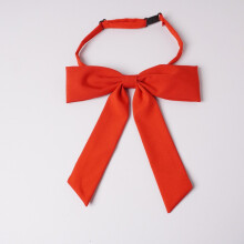 (OrangeRed)JK Serie Mädchen Party Accessoire mit Satinfliege für Freizeit Schule und Gebrauch Geschenk