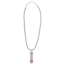 Crystal Pendant Hexagonal Necklace Natural Stone Gifting For Men 1Set