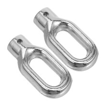 Outdoor Awning Mounting Rings 2Pcs Shading Canopy Rings Practical and Versatile Simple Design Style 6.00X3.00X1.40CM Aluminum