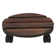 Flowerpot Stand Tray Round Flowerpot Base Home Use Synthetic Material Prevent Damage 1Pack