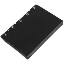 30pcs Black Trading Card Dividers PP Material Ideal for Home Use Easy Organization and Space Saving