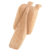 Creative Wooden Door Stopper Funny Shape Wood Craft Cute Decorative Door Wedge for Home Office Hotel Walls 2pcs