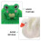 Mini Figurines Resin Frog Landscaping Fish Tank for Decor 1Set Bulk 2
