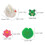 Mini Figurines Resin Frog Landscaping Fish Tank for Decor 1Set Bulk 3