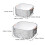 Reusable Strainer Baskets for Kitchen and Home 2pcs Transparent Plastic Large Size for Fruits 3