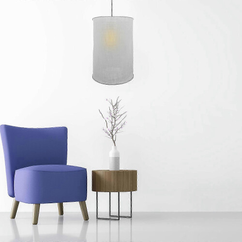 Hanging Light Lampshade Simple Design Cloth Material For Living Room 42X32CM Light Diffusion 1Set 1