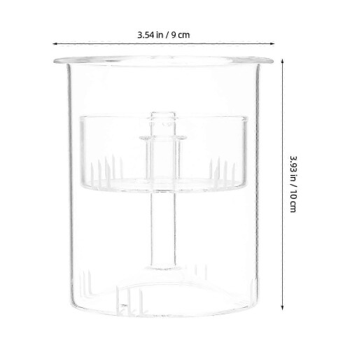 Glass Tea Infuser Tea Making Accessories for Steeping 1Set Transparent 2