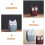 Ceramic Owl Statue for Decoration 2Pcs Decorative Owl Figurines 2