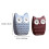 Ceramic Owl Statue for Decoration 2Pcs Decorative Owl Figurines 3