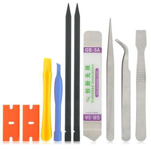 10 In1 Mobile Repair Opening Tools Pry Screwdriver Kit Set For Phone Cell 2
