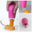 (Rose Red)Kitchen Silicone Egg Separator Suction Function Home Cooking Supplies Baking 5