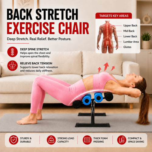 Mini Inversion Machine / Home Back Stretch / LumbarBack Extension / Post Sitting Stretch / Daily Mobility Training 2