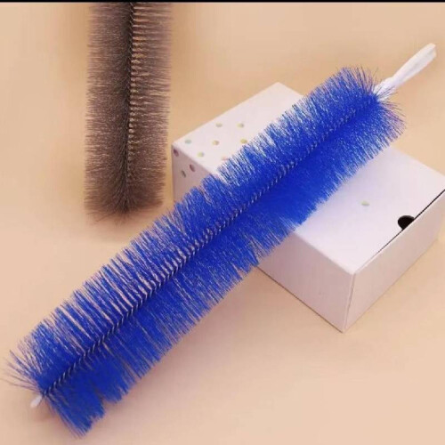 (Gray)Household Fan Cleaning Brush With Duster For Efficient Dust Durable Removal 2