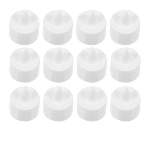 Round Shaped Electronic Candle Light for Decor 24Pcs Lamps
