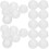 Reusable Ice Cubes Plastic Ice Cubes for Cooling 24Pcs Beverage Drinks 1