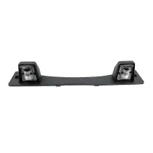 Compatible with Jeep Wrangler JK 2007-2018 License Plate Lights Holder, Number Plate Lamp Housing, ABS Black, Without Bulb, 68048762AB