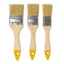 Flat Painting Brushes - Renovation & DIY - Set of 3 - 25-38-50 mm - Synthetic Fibers - Ergonomic