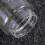 Glass Container compatible Kitchen Use 2Pcs with Wood Lid Round Shape 4