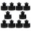 Black Push Pull Replacement Bottle Caps compatible Sports Bottles Leak Proof PE Material 10 Pieces 1