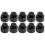 Black Push Pull Replacement Bottle Caps compatible Sports Bottles Leak Proof PE Material 10 Pieces 5