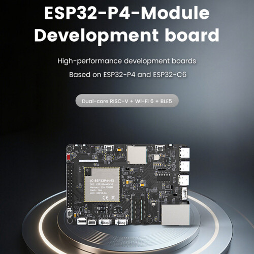 2X ESP32-P4-Module Development Board with Integrated ESP32-C6 Module Supports WiFi 6 and Bluetooth5 RJ45