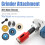 10pcs 5/8 Inch-11 to M14 Adapter Angle Grinder Thread Converter Adapter Shaft Connector for Diamond Core Drill Bits 10