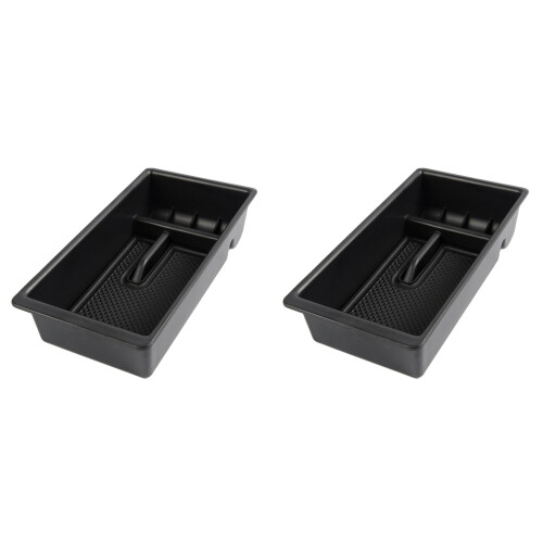 2X for  Tacoma 2005 - 2015 Center Console Organizer Armrest Tray Storage Box