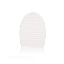 (White)Makeup Brush Cleaner Egg Glove Cosmetic Brush Silicone Cleaning Tool Durable
