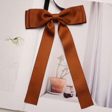 (BrownStrap)Stylish Bow Tie Jewelry With Satin Ribbon For Adults And Teens Fashion Summer
