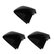 3X 1K8837879 5KD837879 Front Left Door Handle Lock Cylinder Cover Compatible with 6 Sharan Superb Black