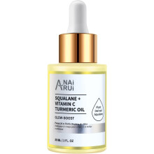ANAiRUi Vitamin C Facial Oil with Squalane Oil, Turmeric Oil 30ml