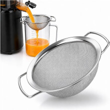 Juice Strainer for Nama J2 Cold Press Juicer, Stainless Steel Secondary Filter Easy Clean Sieve for Cups and Pitchers