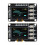 2Pcs 0.96 Inch OLED I2C IIC Display Module 128x64 with Matrix 4 Button  Self-Luminous OLED Screen /Yellow 1