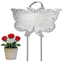 30 Pack Metal Plant Labels 11in Tall Silver Outdoor Waterproof Garden Label Garden SeedStake Tags for Flowers Fruits