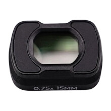 For OSMO POCKET 3/4 Enhanced Wide-Angle Lens 0.75X 15MM Wide-Angle Lens Multifunctional Convenient Lens