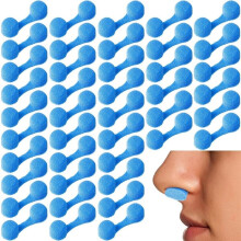 100pcs Nose Plug Filter Disposable Nose Filter Sponge for Women Men Sunless Tanning Outdoor Dust Construction Areas Use