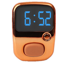 Contador Digital Recargable con Pantalla LED, Temporizador, Correa de Silicona para el Dedo y Carcasa de ABS