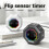 Digital Flip Timer Count /Down 3-Level Volume Rechargeable Magnetic Kitchen Timer for Home School Study White 9