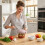 Manual Food Processor, Hand Pull Vegetable and Herb Chopperfor Quick Prep for Ginger Fruits Garlic Nuts Onion B 6