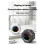 Digital Flip Timer Count /Down 3-Level Volume Rechargeable Magnetic Kitchen Timer for Home School Study Black 5
