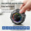 Digital Flip Timer Count /Down 3-Level Volume Rechargeable Magnetic Kitchen Timer for Home School Study Black 8