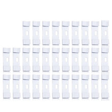 30 PCS Vertical Blinds Repair Kit Metal Clips for Curtains for Window Blind Repair Tabs for Quick Fixes