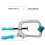 Manual Diamond Mesh Puller Window Screen Leveling Pliers Tensioner Clamp Tool for Wire Mesh Installation Stretching 6