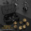 Rechargeable LED Electronic Dice Set with Charging Box 7 PCS Polyhedral DND Dices 4