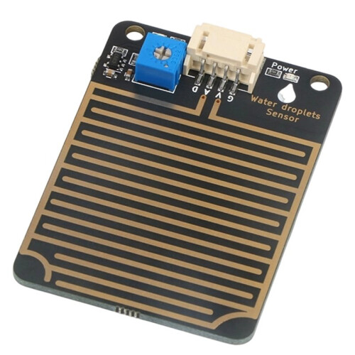 Digital för Analog Regndroppssensormodul Detekterar Regndroppsstorlek PH2.0 för  ESP32 Microbit för Raspberry Pi