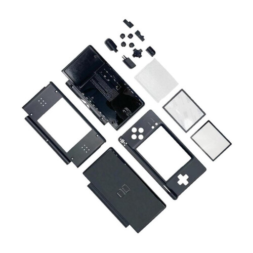 For  NDS Lite/NDSL Full Housing Shell Transparent Replacement Complete Case with Buttons Repair Kit A 1