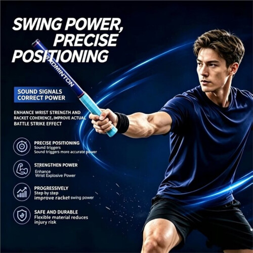 Adjustable Badminton Swing Power Trainer,Badminton Correct Action Trainer,Assistive Device Smash Technique Correction 1